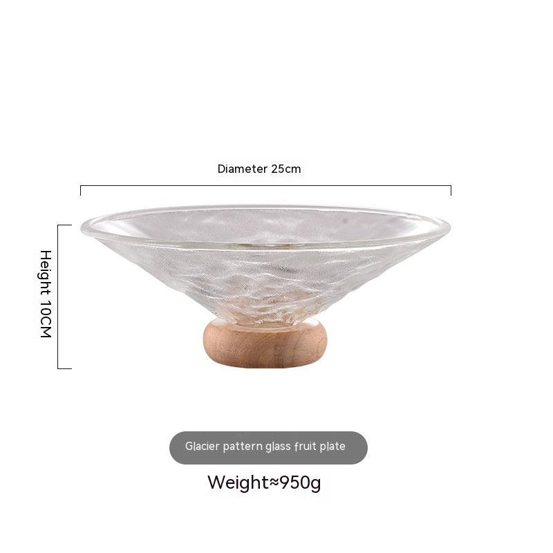 Patterned Glass Coffee Table Bowl - MerMoh