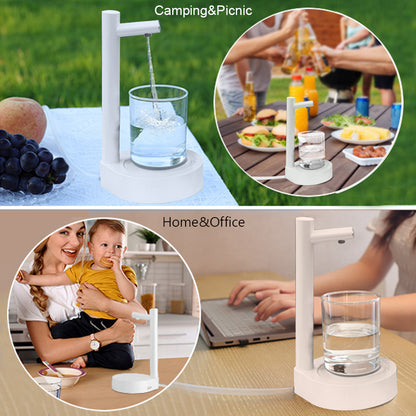 Electric Water Dispenser – Automatic, Rechargeable Gallon Pump