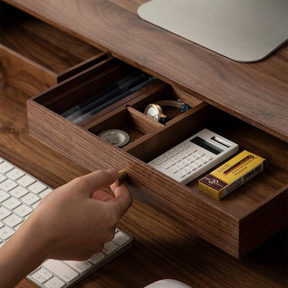 Desk Organizer with Drawer and Pen Holder - Computer Desk Raised Rack - MerMoh