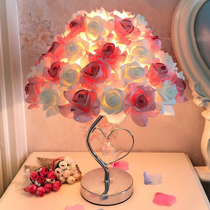 Elegant Heart-Shaped Desk Lamp